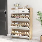 🎁 Meilleure Vente ! Armoire à Chaussures 3 Portes + 2 Tiroirs + Sac à Dos Offert