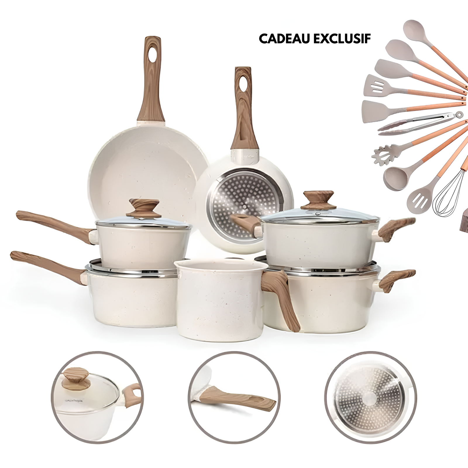🔥 OFFRE LIMITÉE : 9 Casseroles + 13 Ustensiles Offerts – Derniers Stocks !