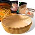 Pack de revêtements en papier jetables pour friteuse