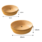 Pack de revêtements en papier jetables pour friteuse