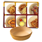 Pack de revêtements en papier jetables pour friteuse