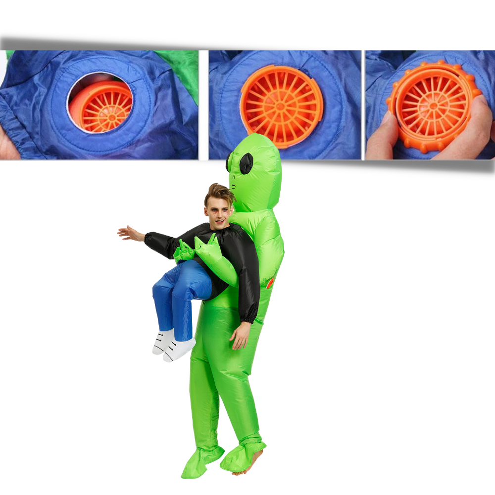 Costume d'alien gonflable