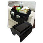 Sac de rangement pour accoudoir de canapé
