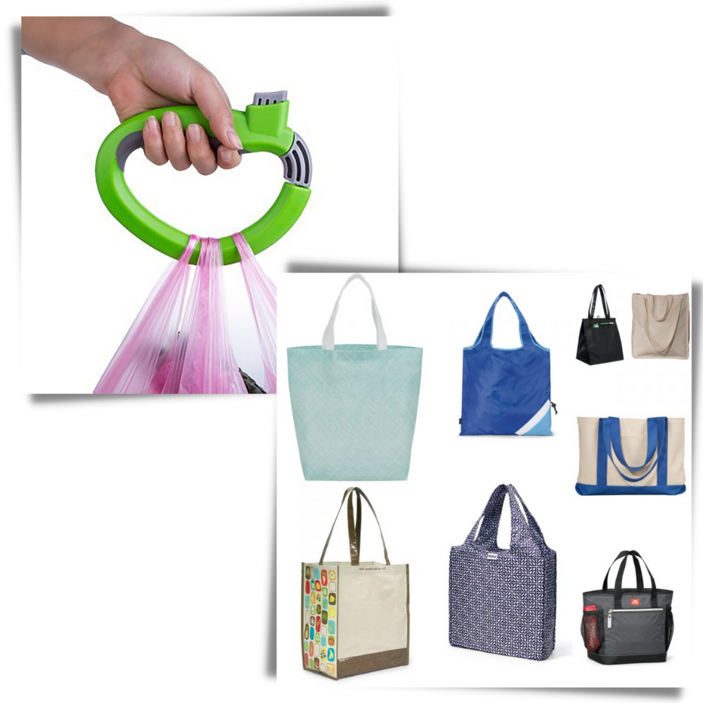 Poignée de transport pour sacs d'épicerie