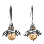Boucles d'oreilles en forme d'abeille