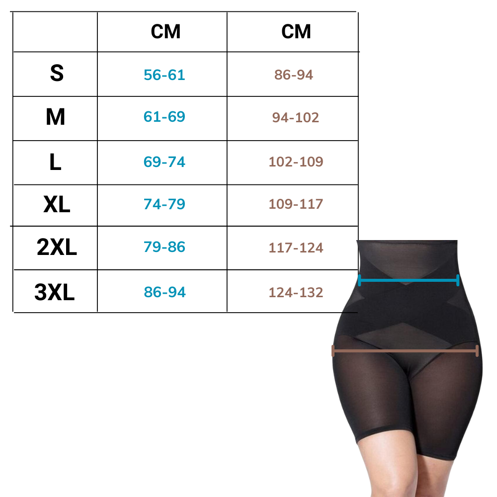 Sous-vêtements gainant amincissant taille haute