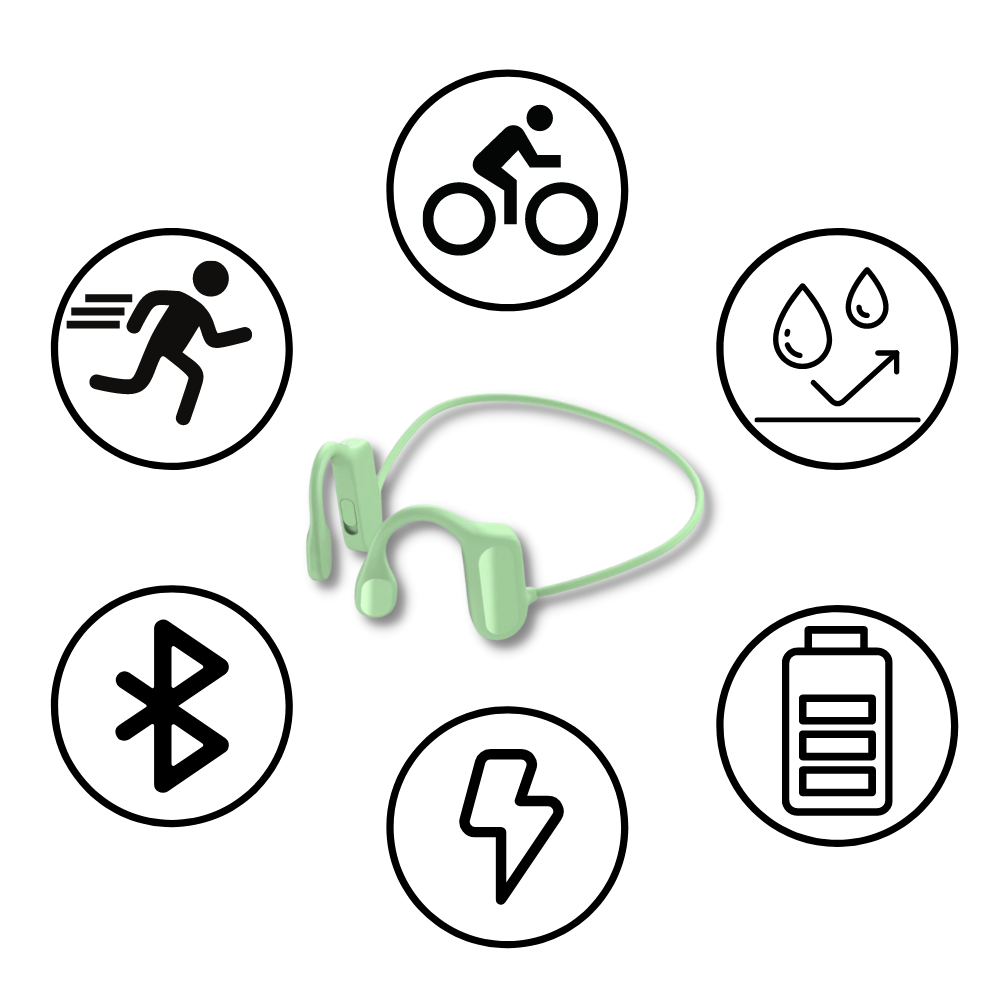 Casque à conduction osseuse