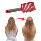 Brosse à cheveux massante en poils de sanglier