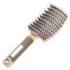 Brosse à cheveux massante en poils de sanglier