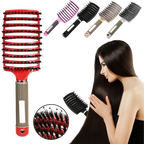 Brosse à cheveux massante en poils de sanglier