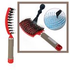 Brosse à cheveux massante en poils de sanglier