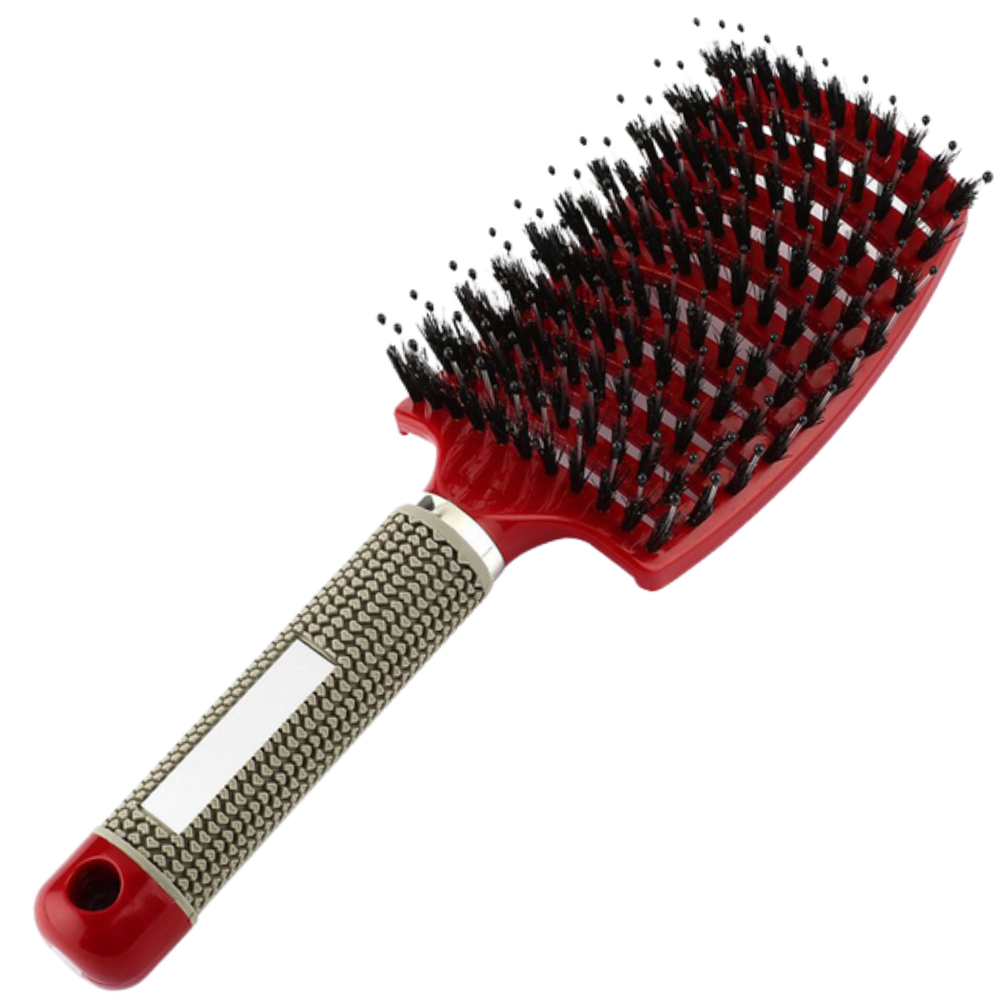 Brosse à cheveux massante en poils de sanglier