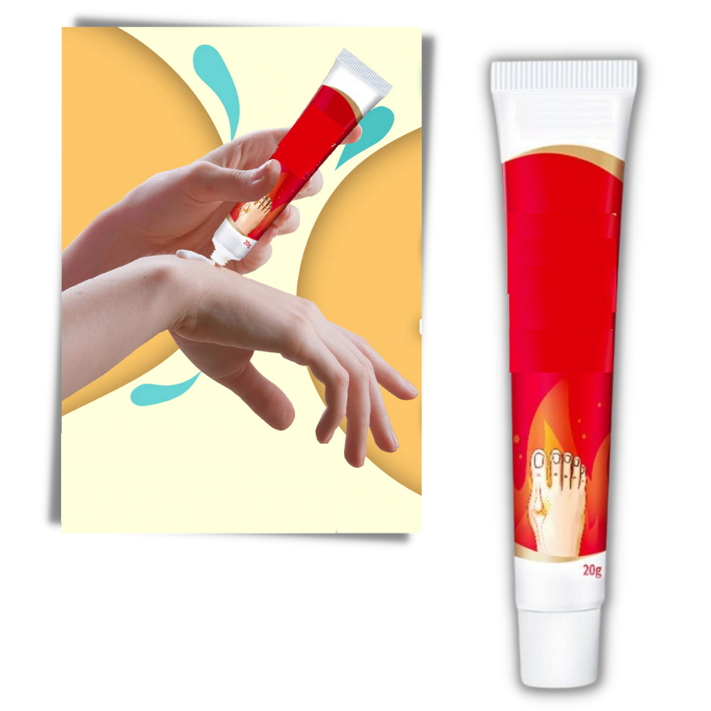 Crème anti-inflammatoire pour oignons du pied
