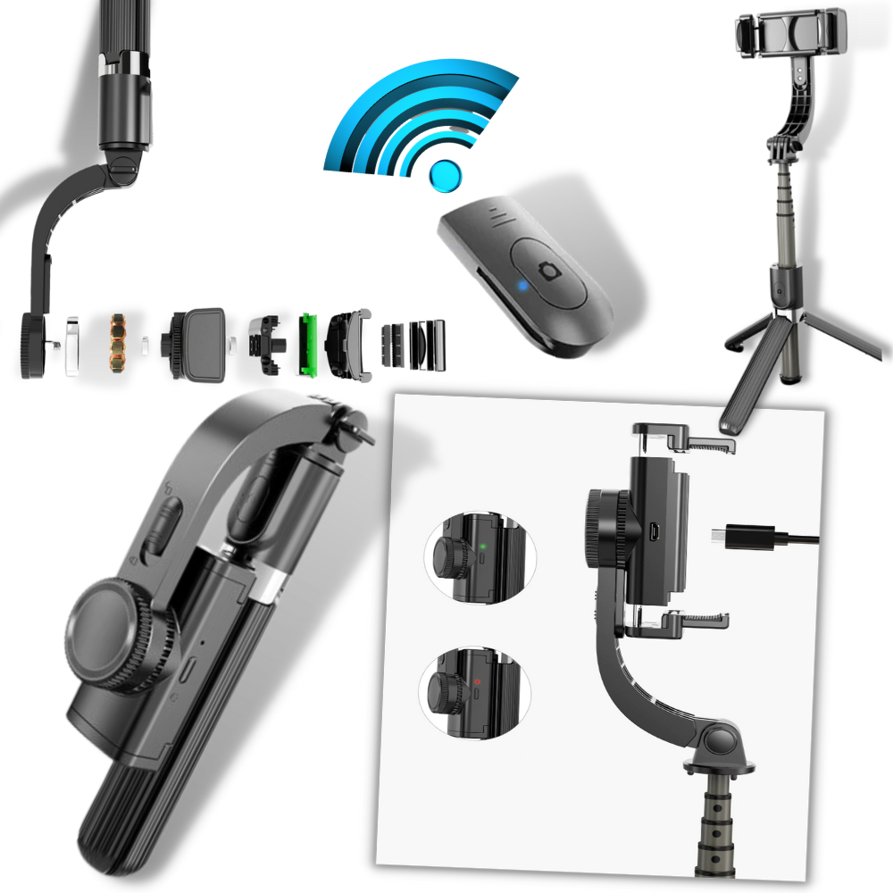 Trépied de téléphone 3-en-1