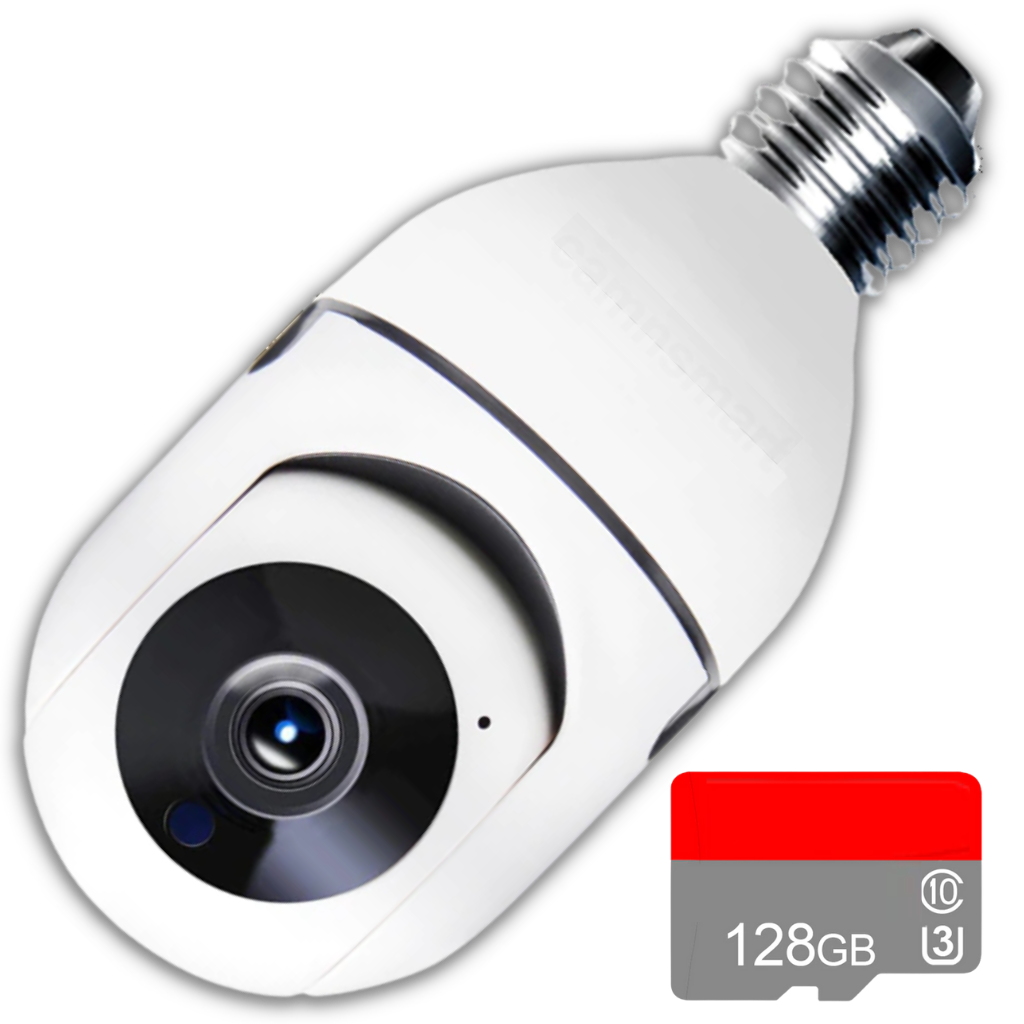 Ampoule intelligente avec caméra de surveillance