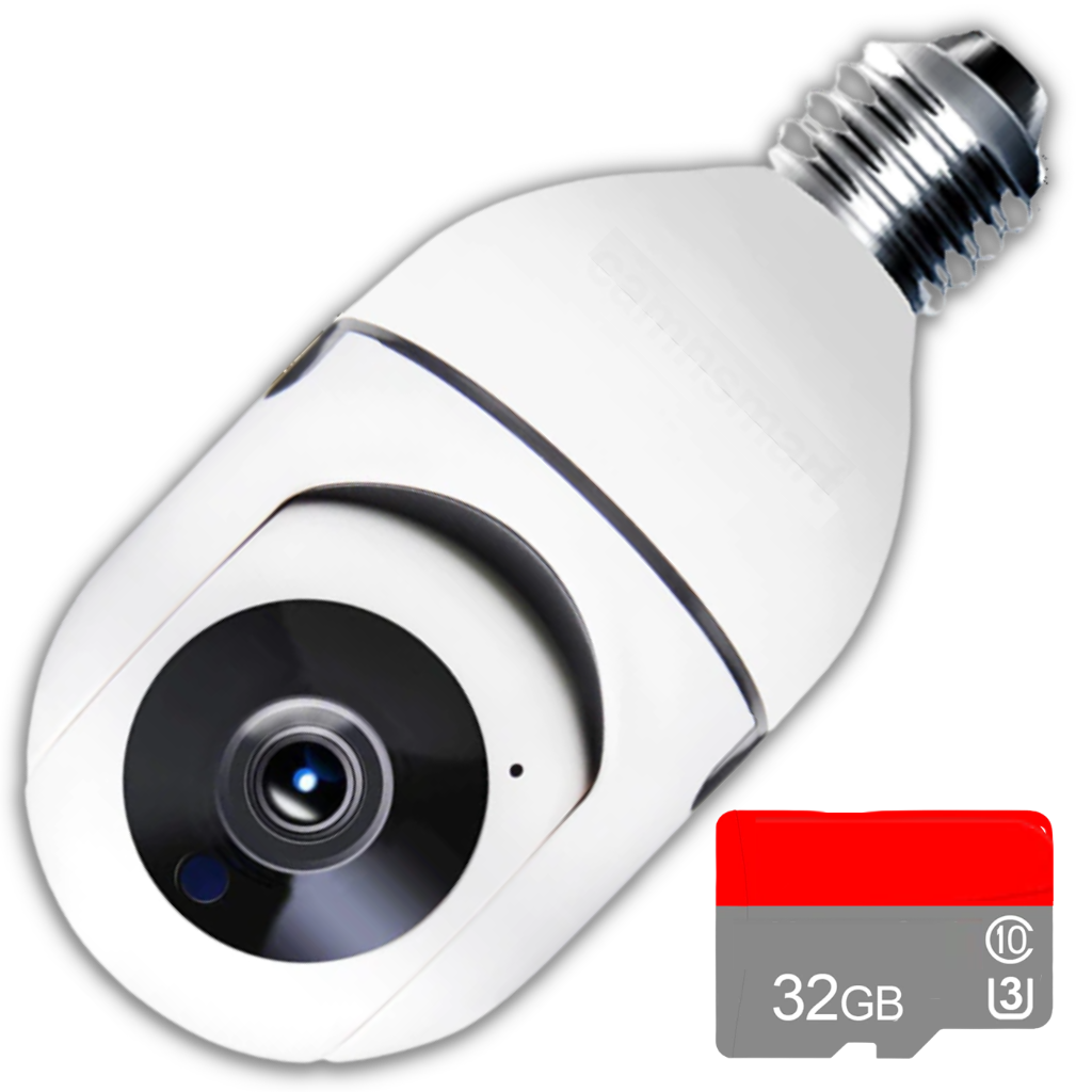 Ampoule intelligente avec caméra de surveillance