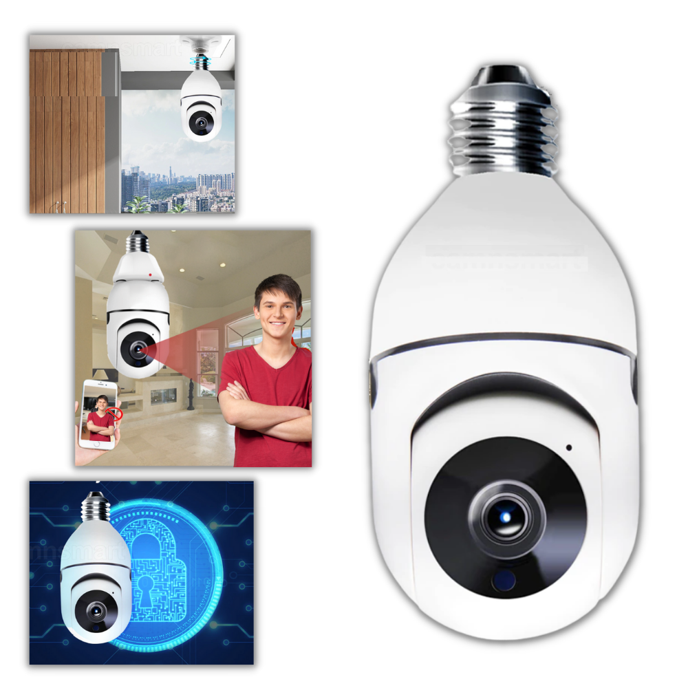 Ampoule intelligente avec caméra de surveillance