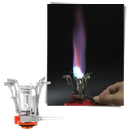 Mini réchaud de camping à gaz avec brûleur