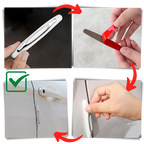 Pack de 4 bandes de protection pour portières de voiture