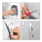 Pack de 4 bandes de protection pour portières de voiture