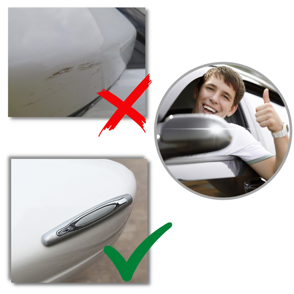 Pack de 4 bandes de protection pour portières de voiture