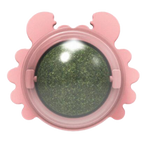 Jouet boule de menthe rotative pour chat