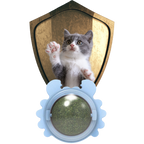 Jouet boule de menthe rotative pour chat