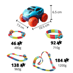 Circuit en Rails flexibles pour voitures
