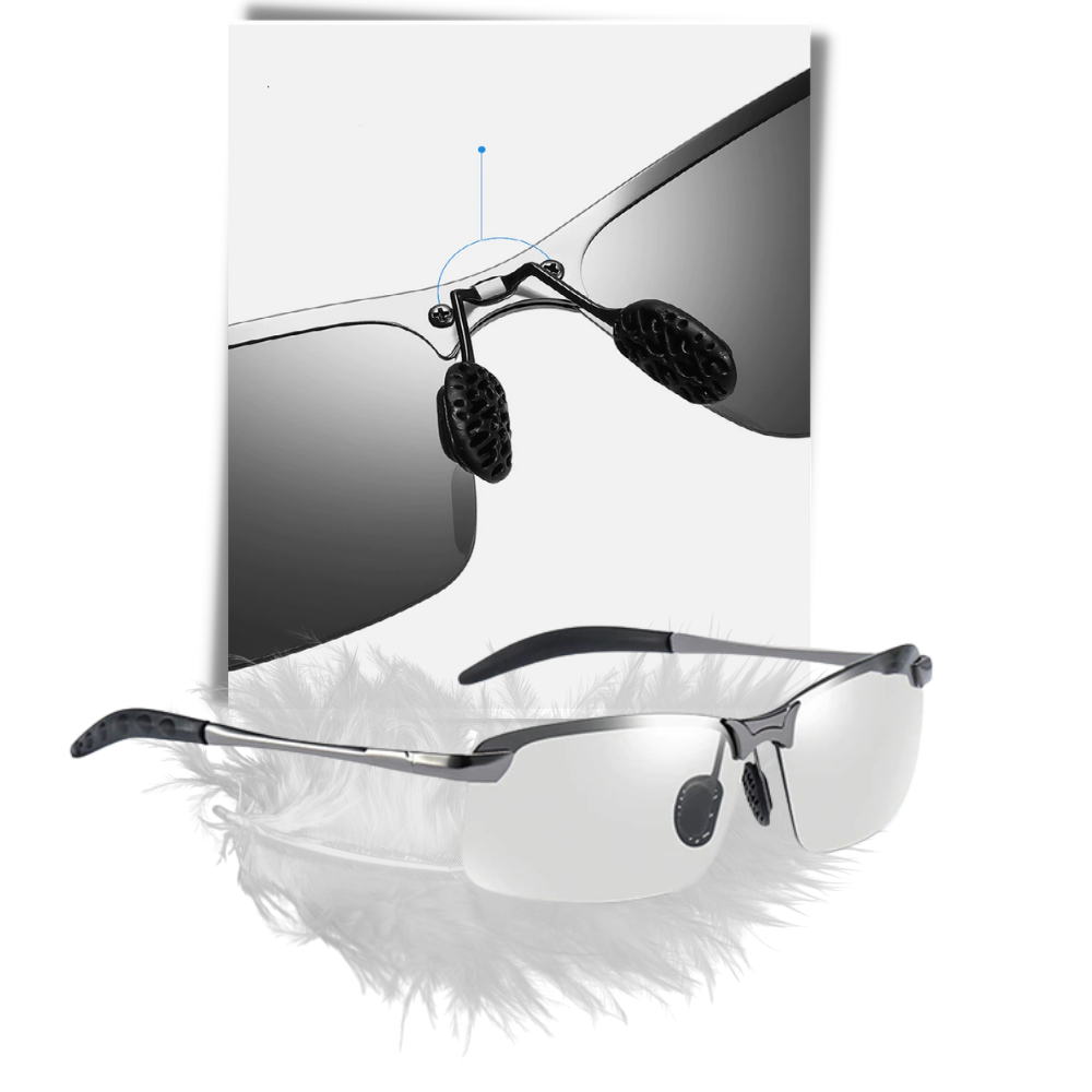 Lunettes de soleil UV photochromiques pour hommes