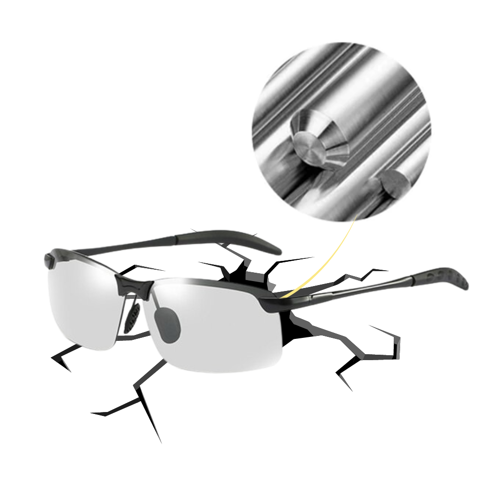 Lunettes de soleil UV photochromiques pour hommes