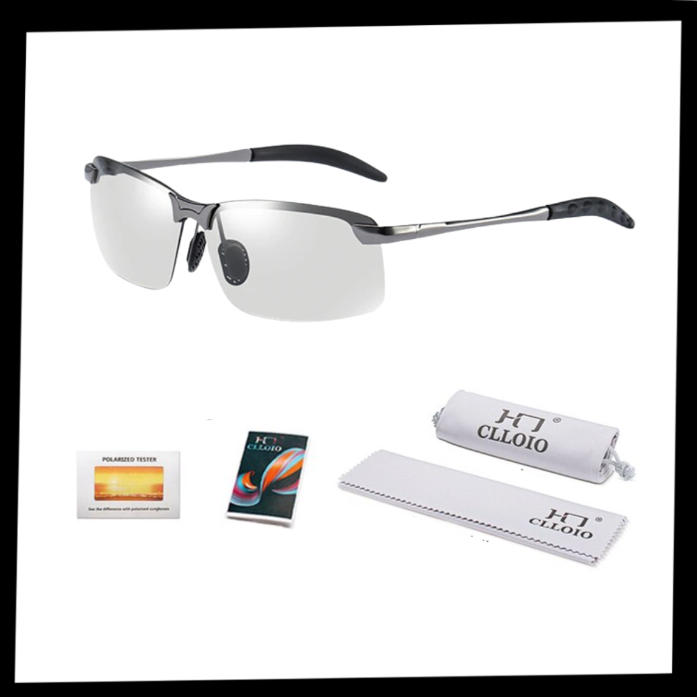 Lunettes de soleil UV photochromiques pour hommes