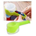 Clip pour sac alimentaire avec couvercle (2-pack)