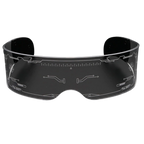 Lunettes avec lumières LED colorées