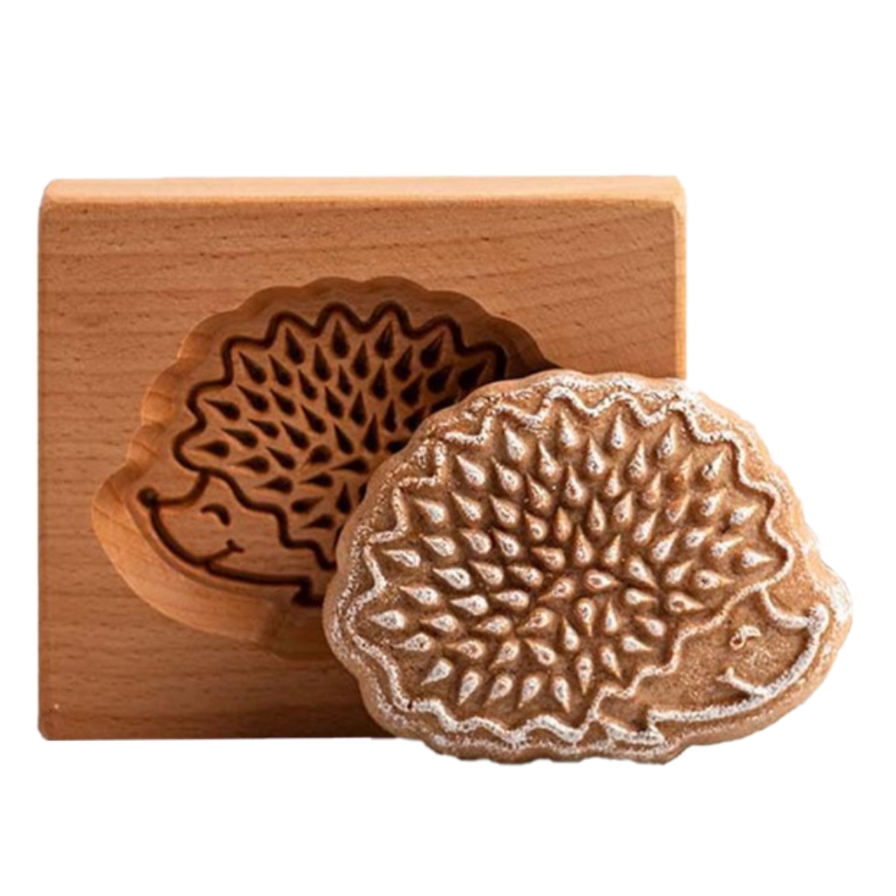 Moule à biscuits en bois