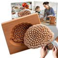 Moule à biscuits en bois