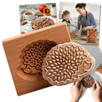 Moule à biscuits en bois