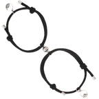 Lot de 2 bracelets magnétiques pour couples