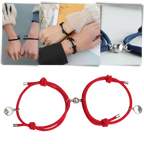 Lot de 2 bracelets magnétiques pour couples