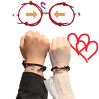 Lot de 2 bracelets magnétiques pour couples