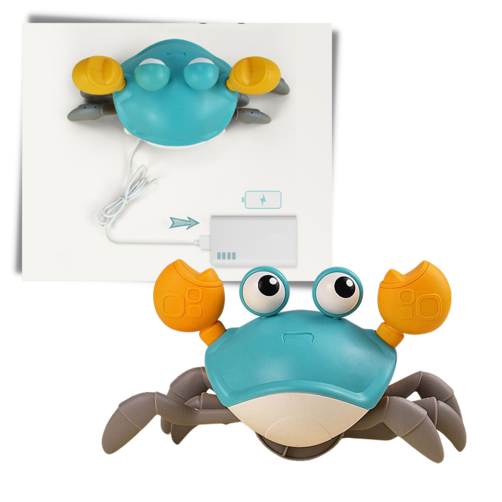 Jouet crabe avec détecteur de mouvement