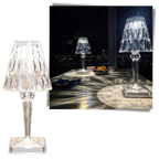 Lampe de bureau en cristal acrylique