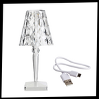 Lampe de bureau en cristal acrylique