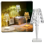 Lampe de bureau en cristal acrylique