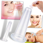 4 ventouses en silicone pour massage facial