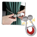 Lot de 2 attaches magnétiques pour rideaux