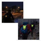 Gilet de cyclisme réfléchissant à LED