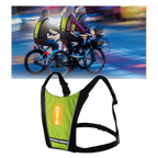Gilet de cyclisme réfléchissant à LED