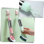 Brosse de vaisselle avec distributeur de savon