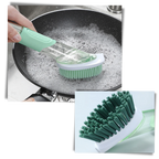 Brosse de vaisselle avec distributeur de savon