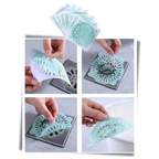 Lot de 10 filtres d'évacuation jetables adhésifs